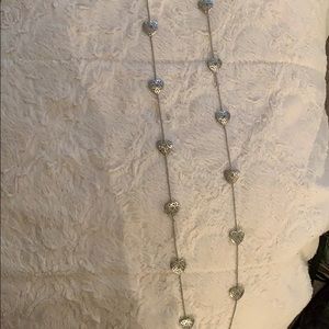 Silver heart necklace